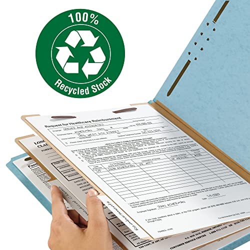 SMEAD Blue / 1 / Letter (Pack of 10) File Jackets & File Pockets
