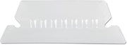 Pendaflex 42CR Hanging File Folder Tabs, 1/5 Tab, Two Inch, Clear Tab/White Insert, 25/Pack