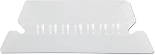 Pendaflex 42CR Hanging File Folder Tabs, 1/5 Tab, Two Inch, Clear Tab/White Insert, 25/Pack