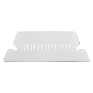 42CR Hanging File Folder Tabs by Pendaflex – 1/5, Plastic, Clear, Model PFX42CR