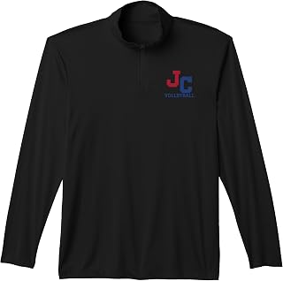 John Curtis Christian School Logo Volleyball Performance Quarter-Zip Top