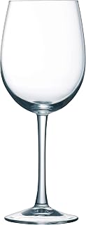 Arcoroc Arc Cardinal Romeo Sheer Rim Wine Glass, 11.75-Ounce, Set of 12