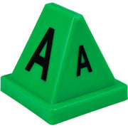 Lettered Pallet Control Cones by Global Industrial – Polypropylene, Green, Model 412593