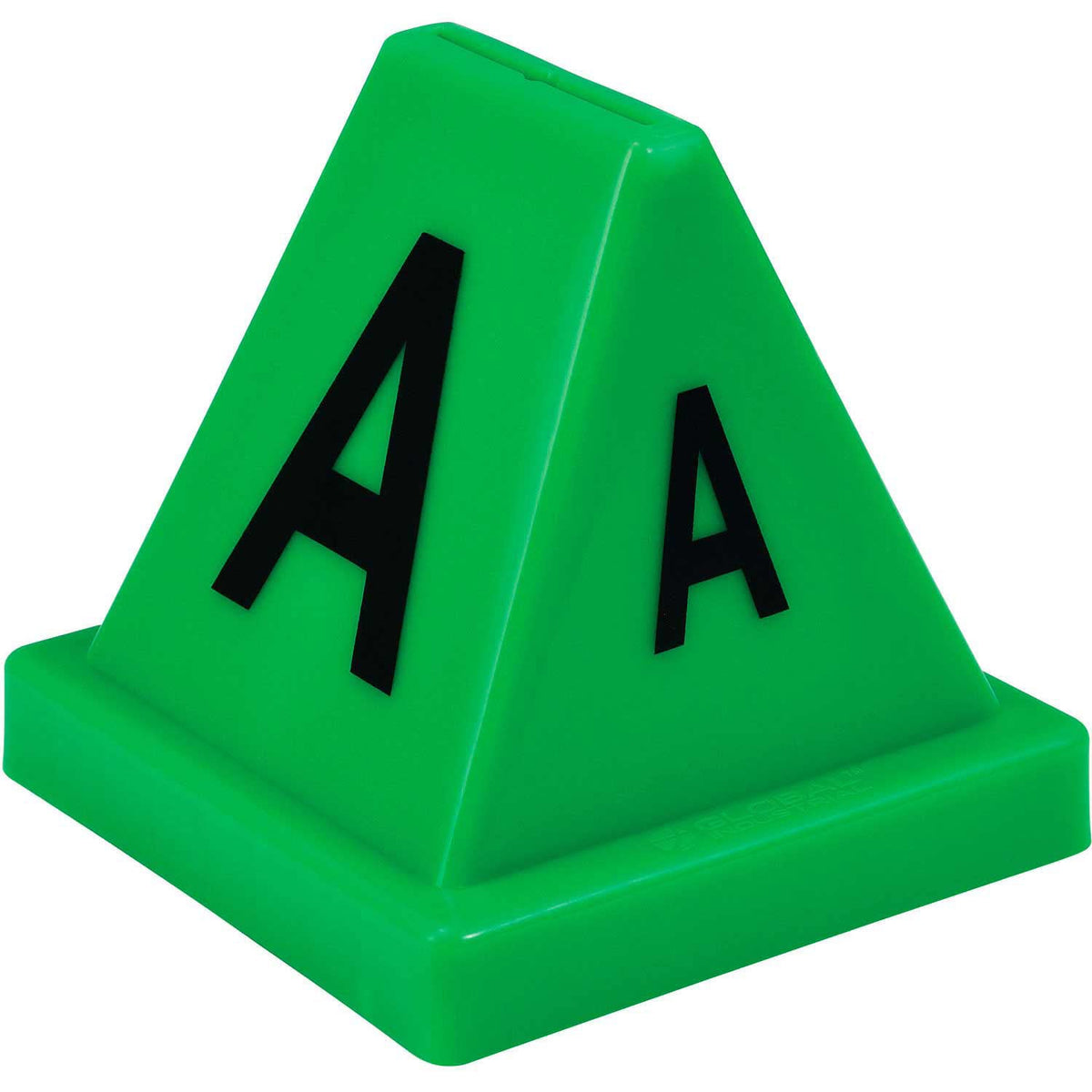 Lettered Pallet Control Cones by Global Industrial – Polypropylene, Green, Model 412593