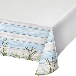 Creative Converting 369940 Tablecover, 54" x 102", Multicolor