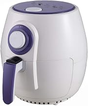 MIAO@LONG Air Fryer Non Stick Detachable Fryer Easy to Clean with Temperature Control and 30 Minute Timer for Good Taste Crisp Healthy Foods White