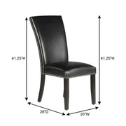 Faux Leather Upholstered Side Chairs Set of by Starlight Canyon Home – Birch, Side Chair, Pack of 2