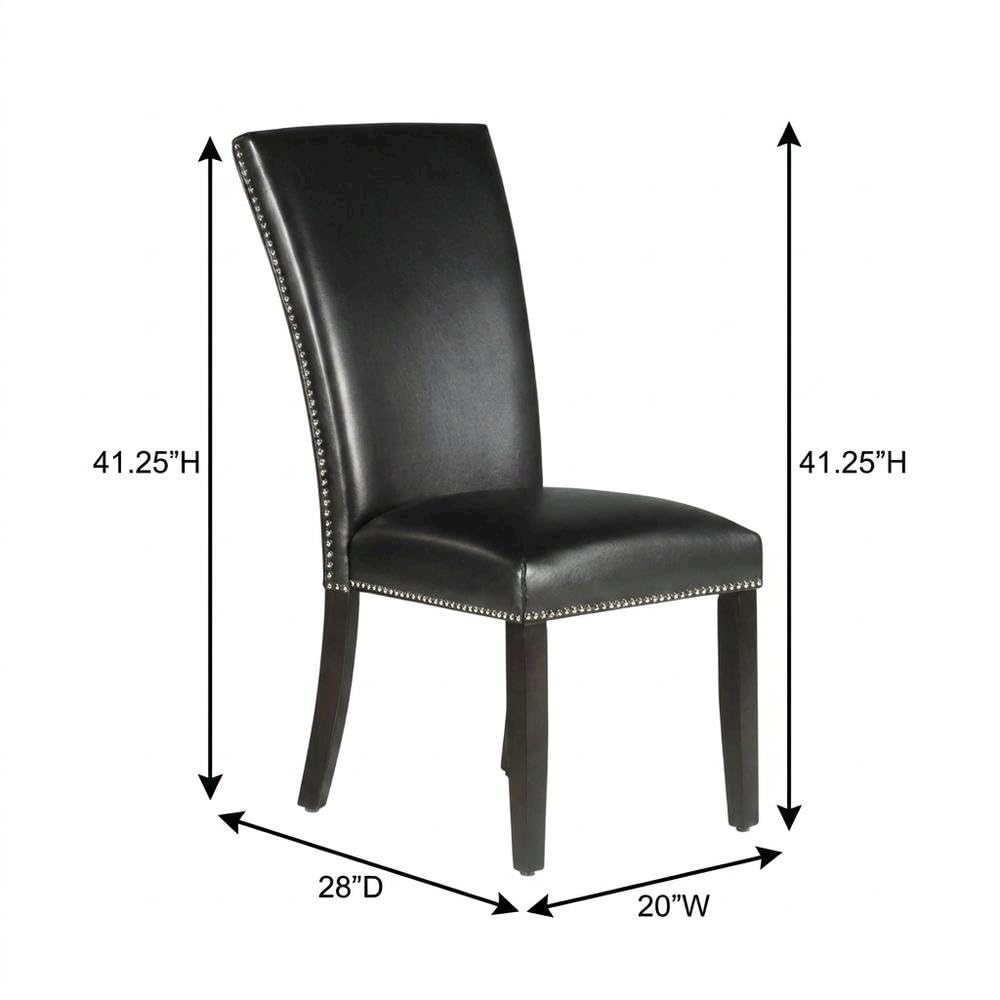 Faux Leather Upholstered Side Chairs Set of by Starlight Canyon Home – Birch, Side Chair, Pack of 2