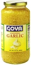 Goya Chopped Garlic - 32 oz. jar, 12 per case