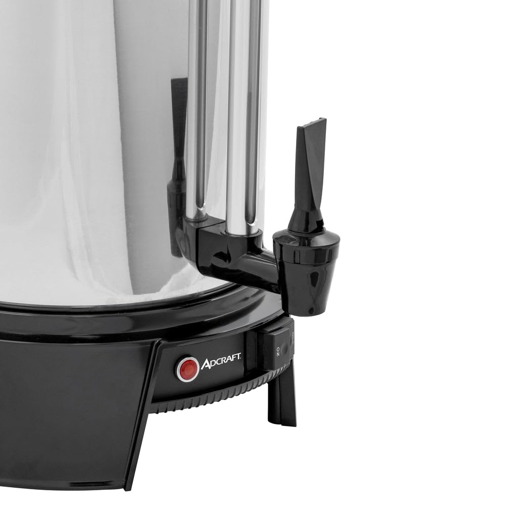 55 Cup Coffee Urn by Adcraft – Silver, Model CUA55