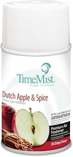 Zep TimeMist 1042818EA Metered Fragrance Dispenser Refill, Dutch Apple & Spice, 6.6 oz, Aerosol
