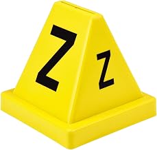 Global Industrial Lettered Pallet Control Cones, Four-Sided, Letters A-Z,