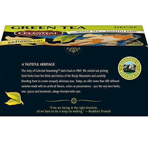 Celestial Seasonings Green Tea / 20 Count (Pack of 1) / 1 Herbal