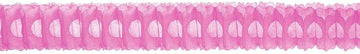 HUBERT Hot Pink Paper Arch Garland - 12'L