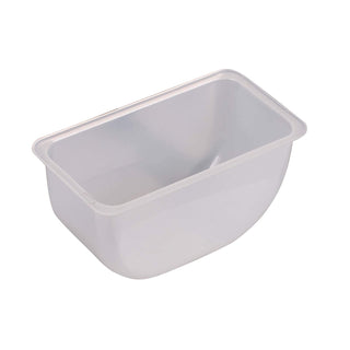 6-Piece Inserts of CCH-6 ABS Food Holder by Winco – Medium, Plastic, White, Model CCH-6IS