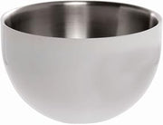 HUBERT Serving Bowl White Round Stainless Steel Double-Wall - 9 1/2 Dia x 5 1/4 H
