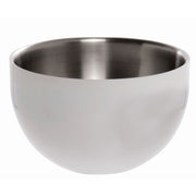 Serving Bowl White Round Stainless Steel Double-Wall - 9 1/2 Dia x 5 1/4 H by HUBERT – Stainless Steel, White, Model 191538028076