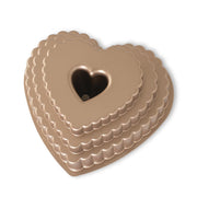 Nordic Ware Tiered Heart Bundt / 12 Cup / Toffee Bundt Pans