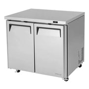 MUR-36L Low Boy 2 Door Undercounter Refrigerator by Turbo Air – 7.5 cubic_feet, Model MUR-36L-N6