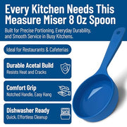 Carlisle FoodService Products 8 Ounces / Blue / Flat Cooking Spoons