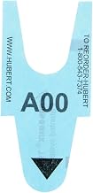 Take-A-Number 2-Digit Blue T90 Paper Tickets - 1 1/4"W