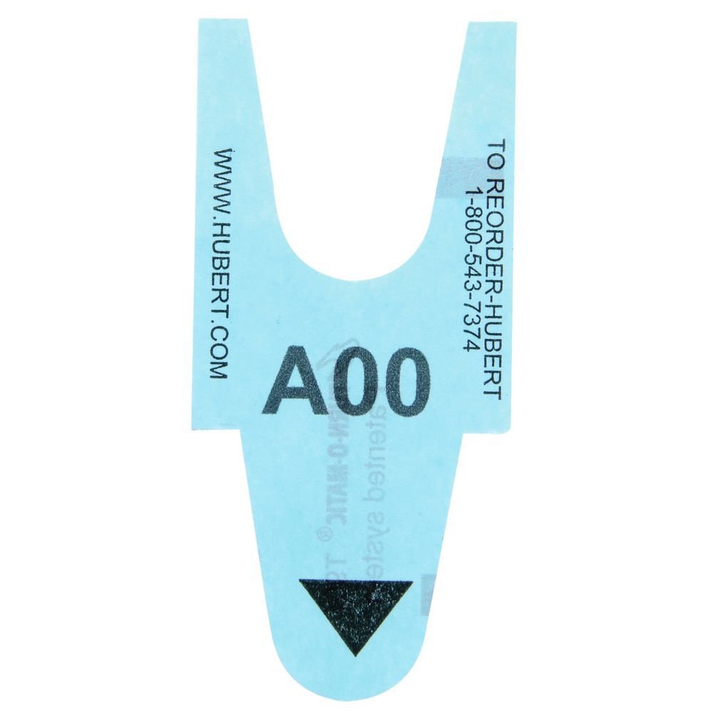 Take-A-Number 2-Digit Blue T90 Paper Tickets - 1 1/4"W by SATO AMERICA LLC – Paper, Blue, Pack of 24, Model T90004-BL
