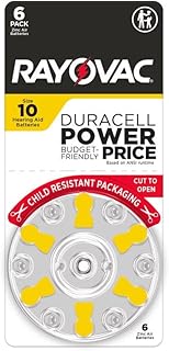 Rayovac Size 10 Hearing Aid Batteries (6 Pack)