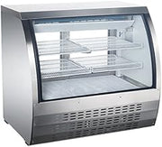 Omcan 50079 47-inch Refrigerated Floor Showcase - Stainless Steel