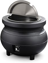 Vollrath 72180 Cayenne Rethermalizer Colonial Kettle, 7 Quart, Black, 120v