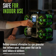 EGO Power+ 1400W w/(2) 6.0Ah Batteries / 1 Generators