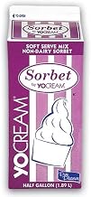 Yocream Pomegranate Raspberry Soft Serve Sorbet Mix, 64 Ounce -- 6 per case.