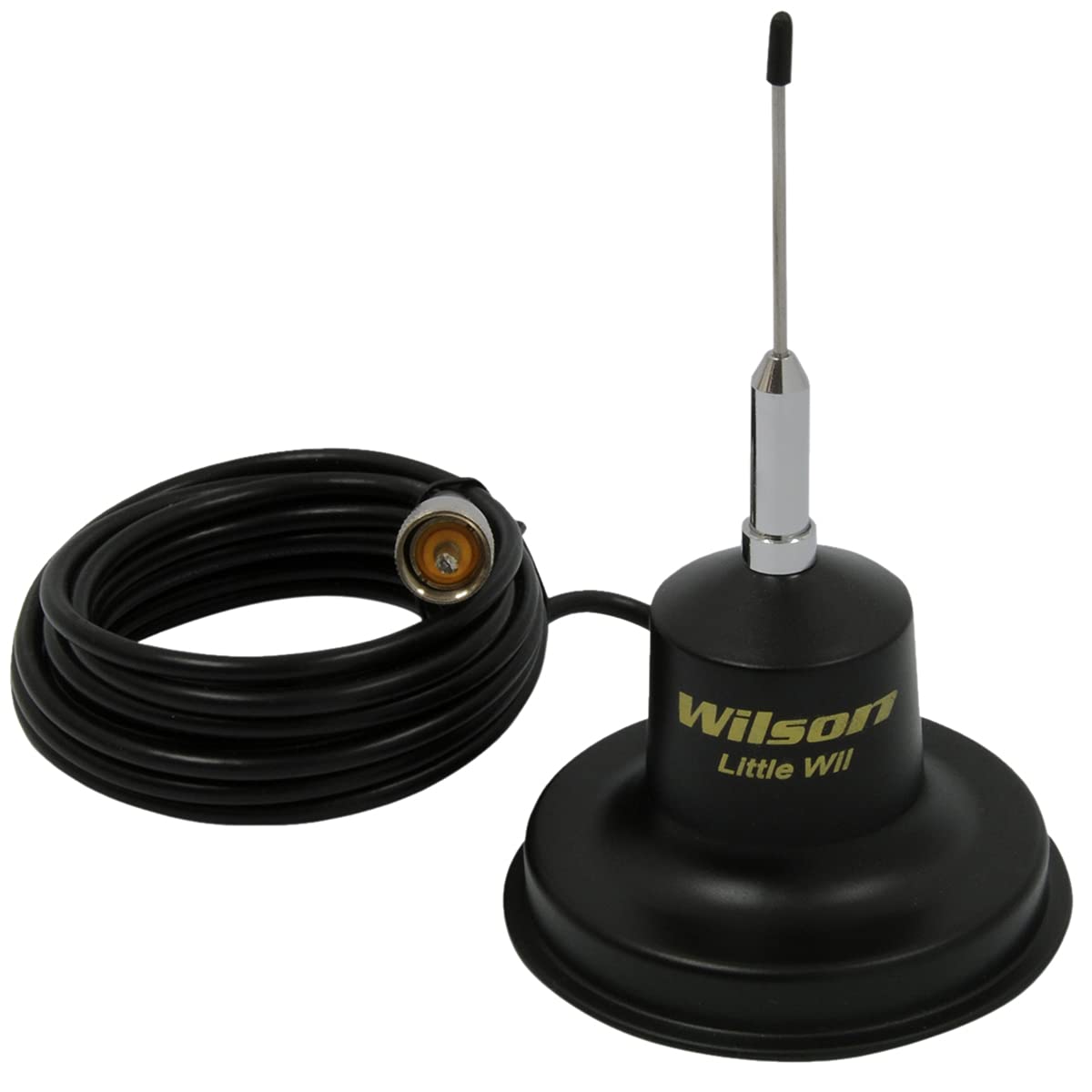 Wilson Antennas Little Wil Magnet Mount Cb Antenna Kit by Wilson Electronics – Black, Model 305-38