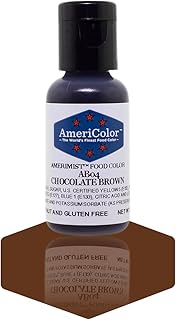 AmeriColor AmeriMist Chocolate Brown Airbrush Food Color, .65 Ounce
