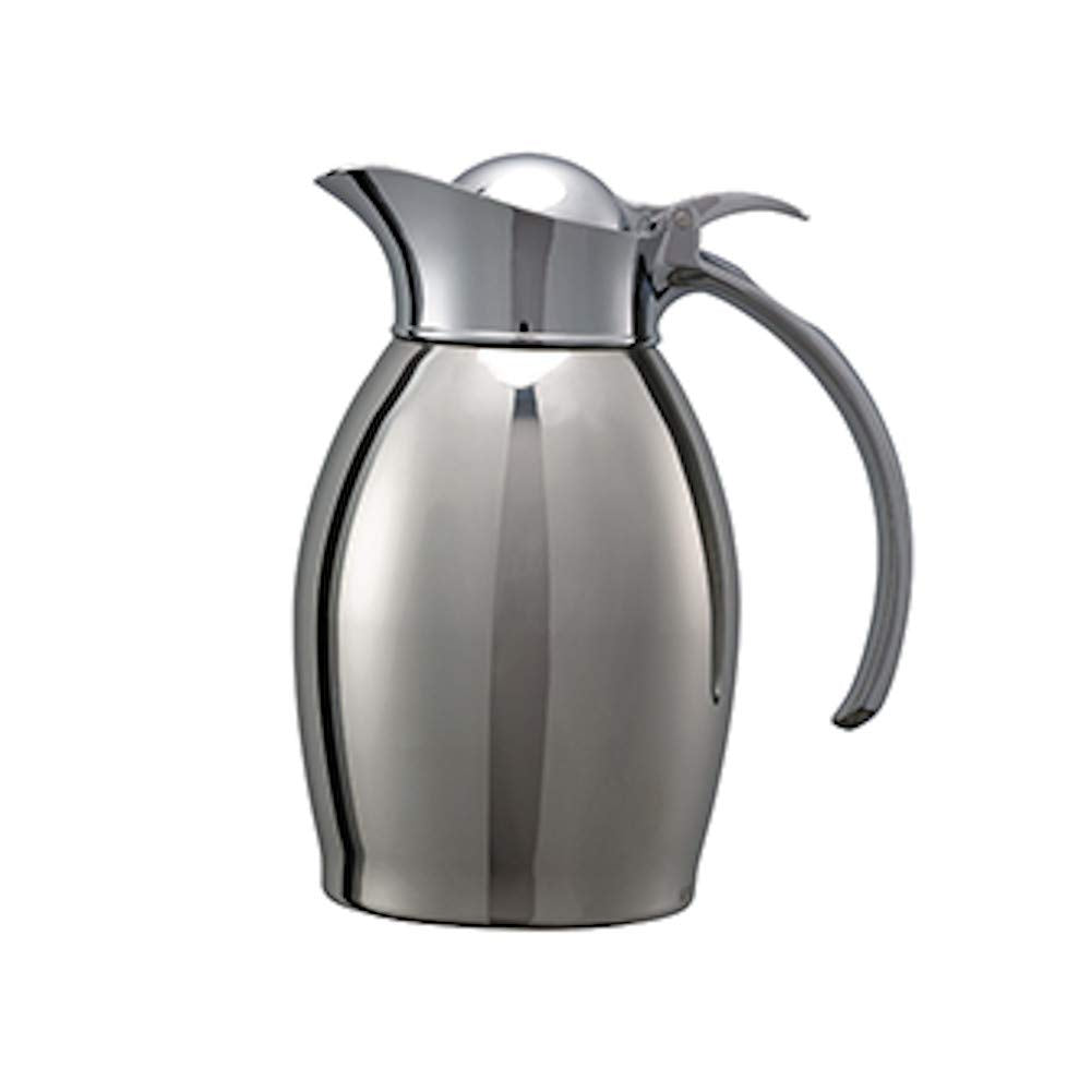 Carafe, 20 Ounce Capacity, Polished Finish, (Case of 6) by Service Ideas – 20 Ounces, Stainless Steel, Pack of 6, Model 981C06PS