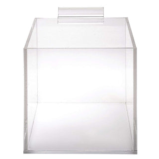 Slatwall Box 6” Acrylic by Marketing Holders – cyrstal, Acrylic, Clear, Model ZS5-66