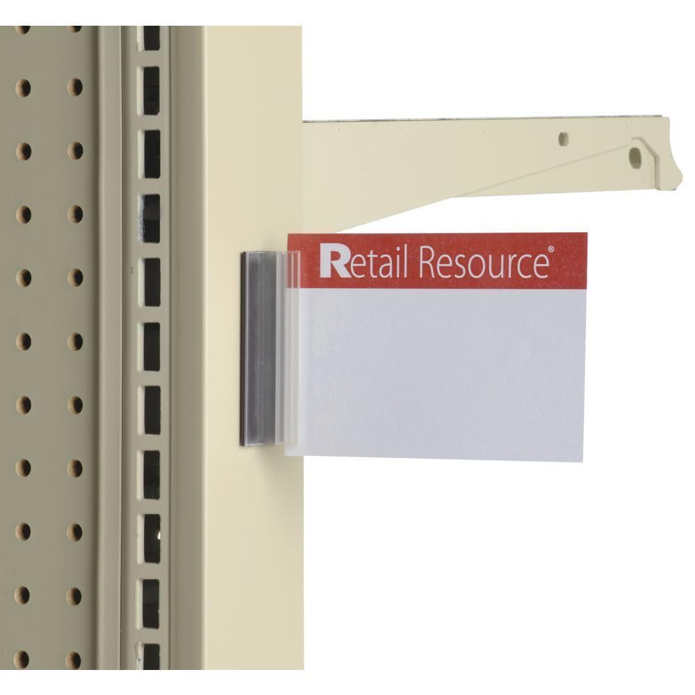 Magnetic Sign Holders with Supergrip by Retail Resource – clear, Pack of 12, Model 107687
