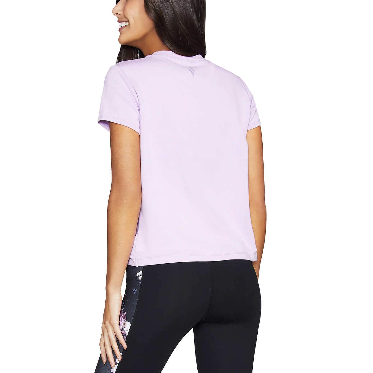 Ladies' Wellness Knot Tee (Lilac by Skechers – XX-Large, Cotton, Lilac