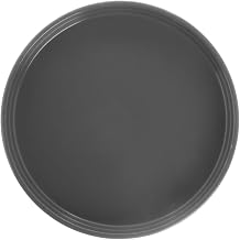 12" Deep Dish Pizza Pan, BAKALON, 2" Deep, Non-Coated 14 ga. Anodized Steel | 12" dia. x 2" deep, nestable, 14 gauge hardcoat anodized aluminum, plain, made in the USA with global materials,