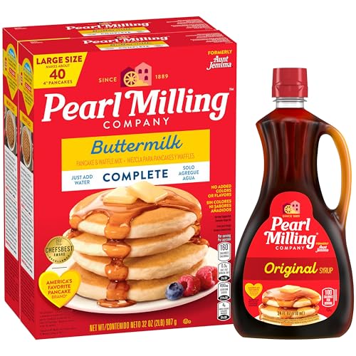 Pearl Milling Company Syrup & Mix Combo / 64 Ounce (Pack of 1) / 1 Pancakes & Waffles
