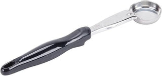 Jacob's Pride Heavy-Duty S/S Round 1 Oz Solid Spoodle w/Black Handle