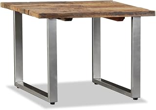 Coffee Table Solid Reclaimed Wood 21.7x21.7 x15.7 Mesas De Sala Side Tables Living Room Small Outdoor Coffee Table for Bedroom Dining Room Park Garden