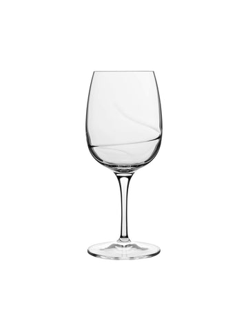Aero 11 oz White Wine Glasses by Luigi Bormioli – Set of 6, 11 fluid_ounces, Glass, Clear, Pack of 6