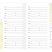 Beehive and Blooms Address Book by Lang – Linen, Multi, Model 1072035