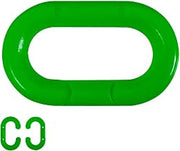Mr. Chain Master Link, Acetal Copolymer, 1.5", Green, 10/Pk