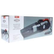12V Air Compressor-Vacuum Cleaner by RoadPro – 0.0 quarts, Black, Model RP26224