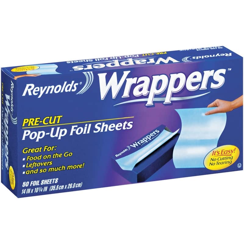 Aluminum Foil Wrap - Case of: by Reynolds – 5.1 inches by 2.3 inches, Aluminum, Model 00F20103