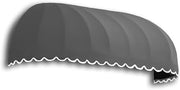 AWNTECH 10.38 FT. Chicago Fixed Awning 124.5 in. W X 32.25 in. H X 26.25 in. D Acrylic Fabric in Gunmetal CG22-10GUN