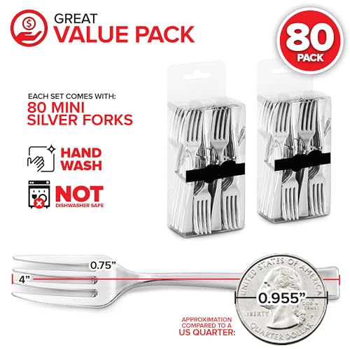 Stock Your Home Mini Fork / Silver / 1 Forks