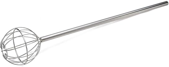 Tablecraft (KW48) 48" Kettle Whip, Silver