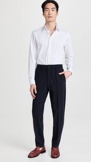 Men's Curtis Drawstring Precision Ponte Pants by Theory – 36, Polyester, Baltic, Model L0197218